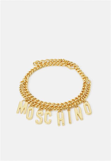 moschino chain belt